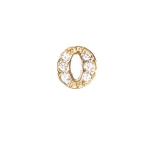 Origami Owl Gold Crystal Letter O